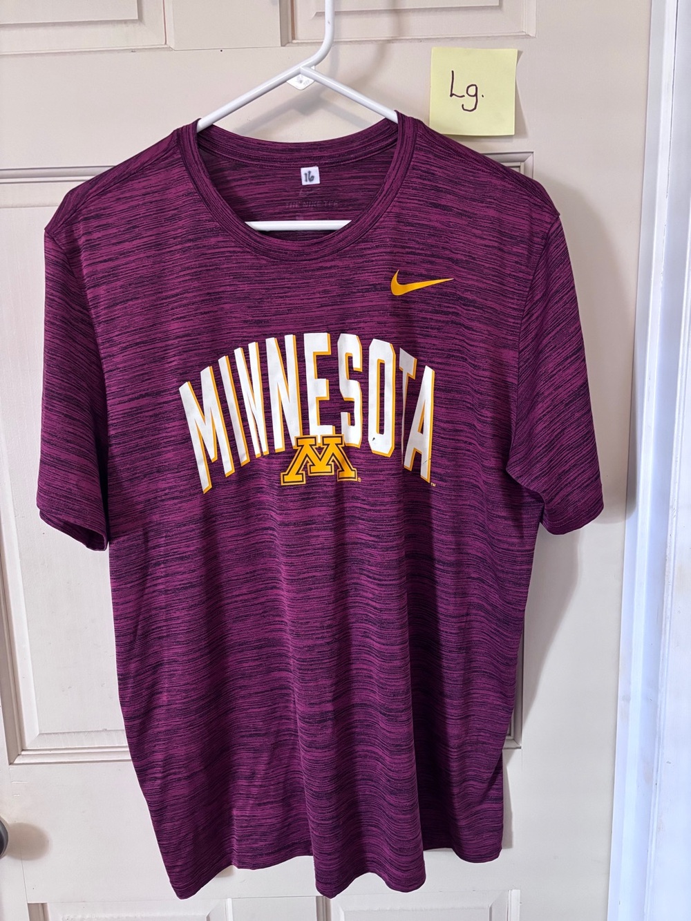 Nike Maroon Minnesota Graphic Crew Tee